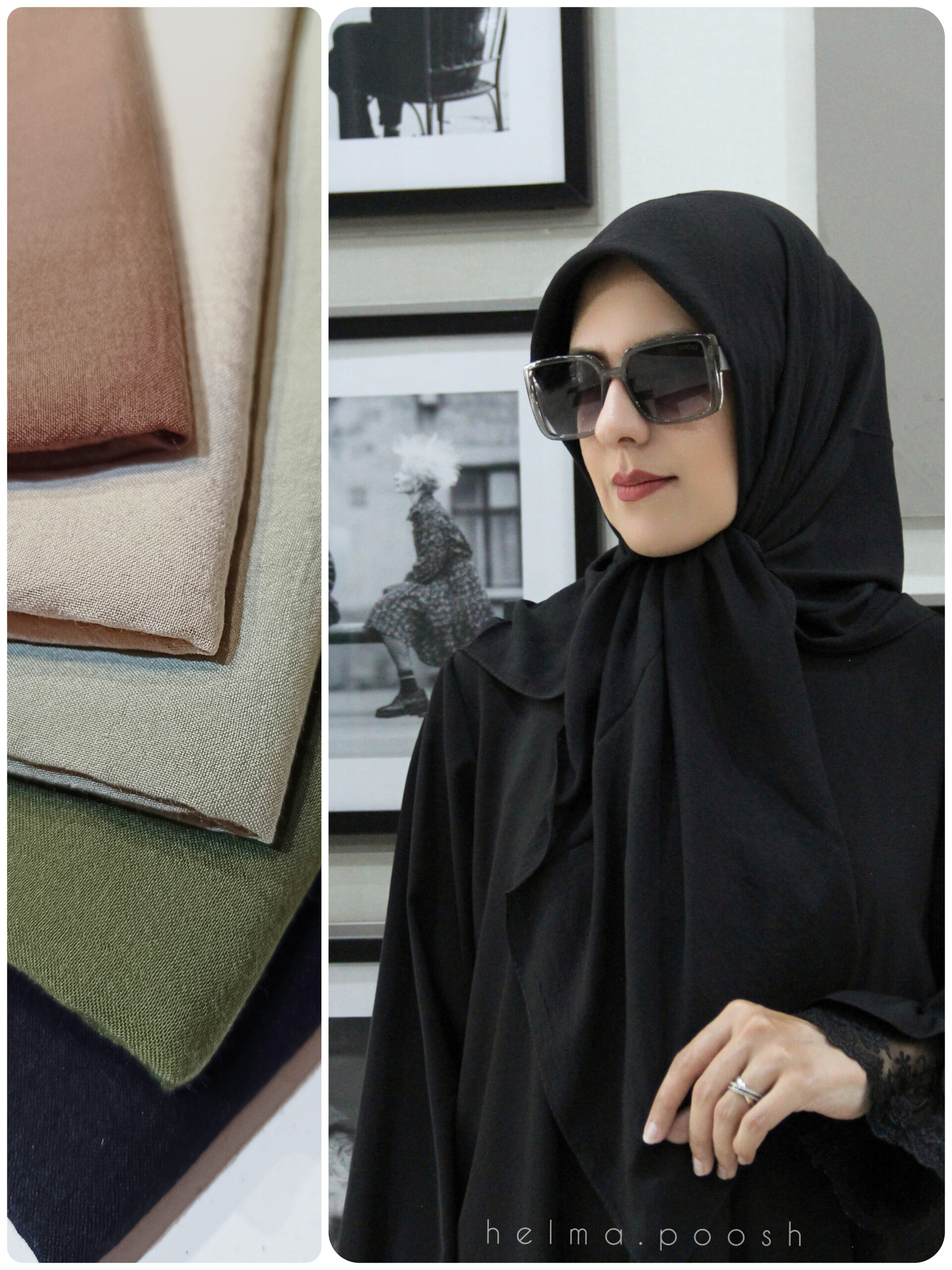 روسری وال ترک (رنگبندی دارد)