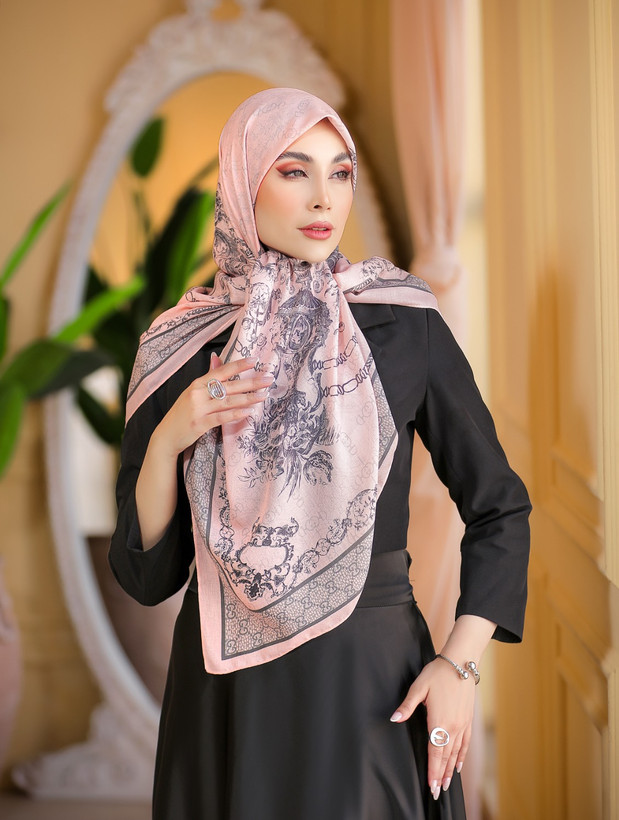 روسری سیاسکارف طرح حاشیه گوچی