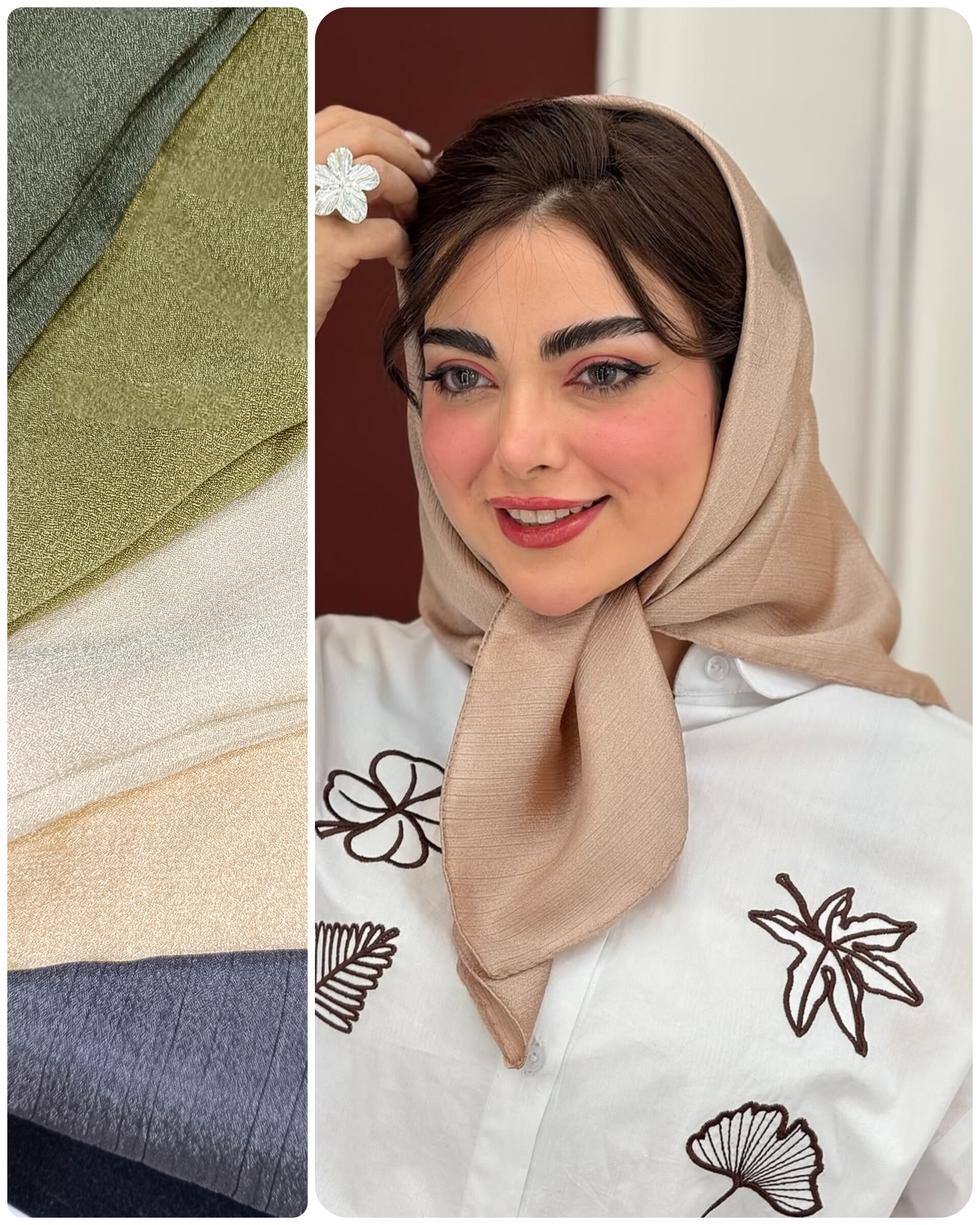 مینی اسکارف کریستال
