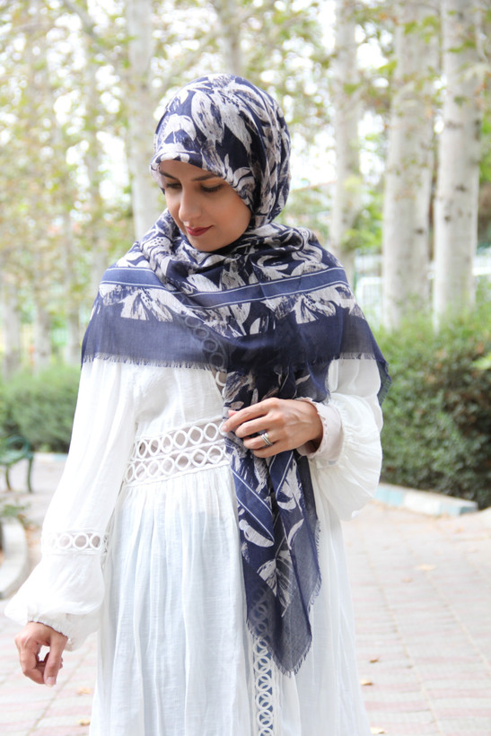 روسری طرح خزان سورمهای